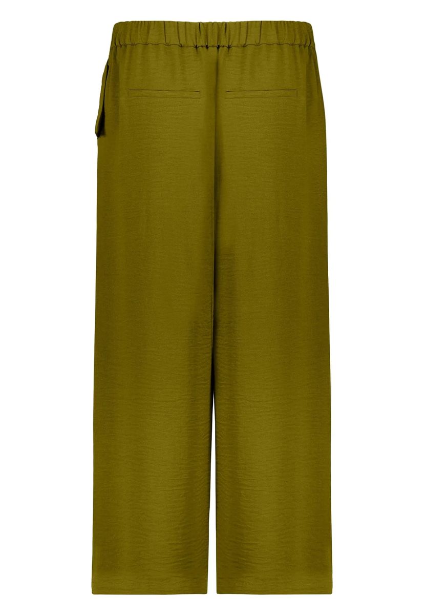 High-Waist Culotte mit Gürtelschnalle