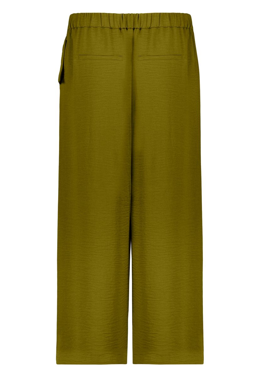 High-Waist Culotte mit Gürtelschnalle