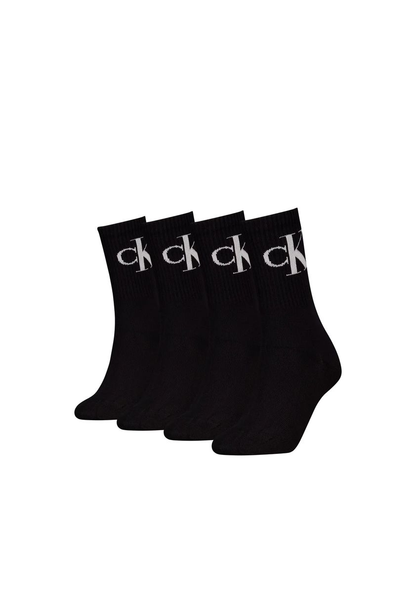 Klassische Logo-Rippstrick-Socken