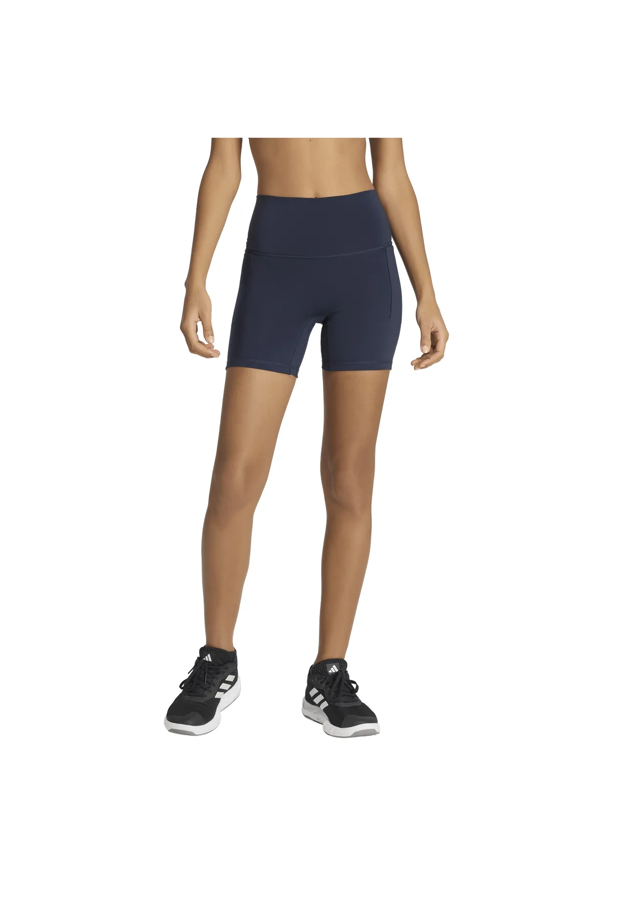 High-Waist Studio Trainings-Shorts