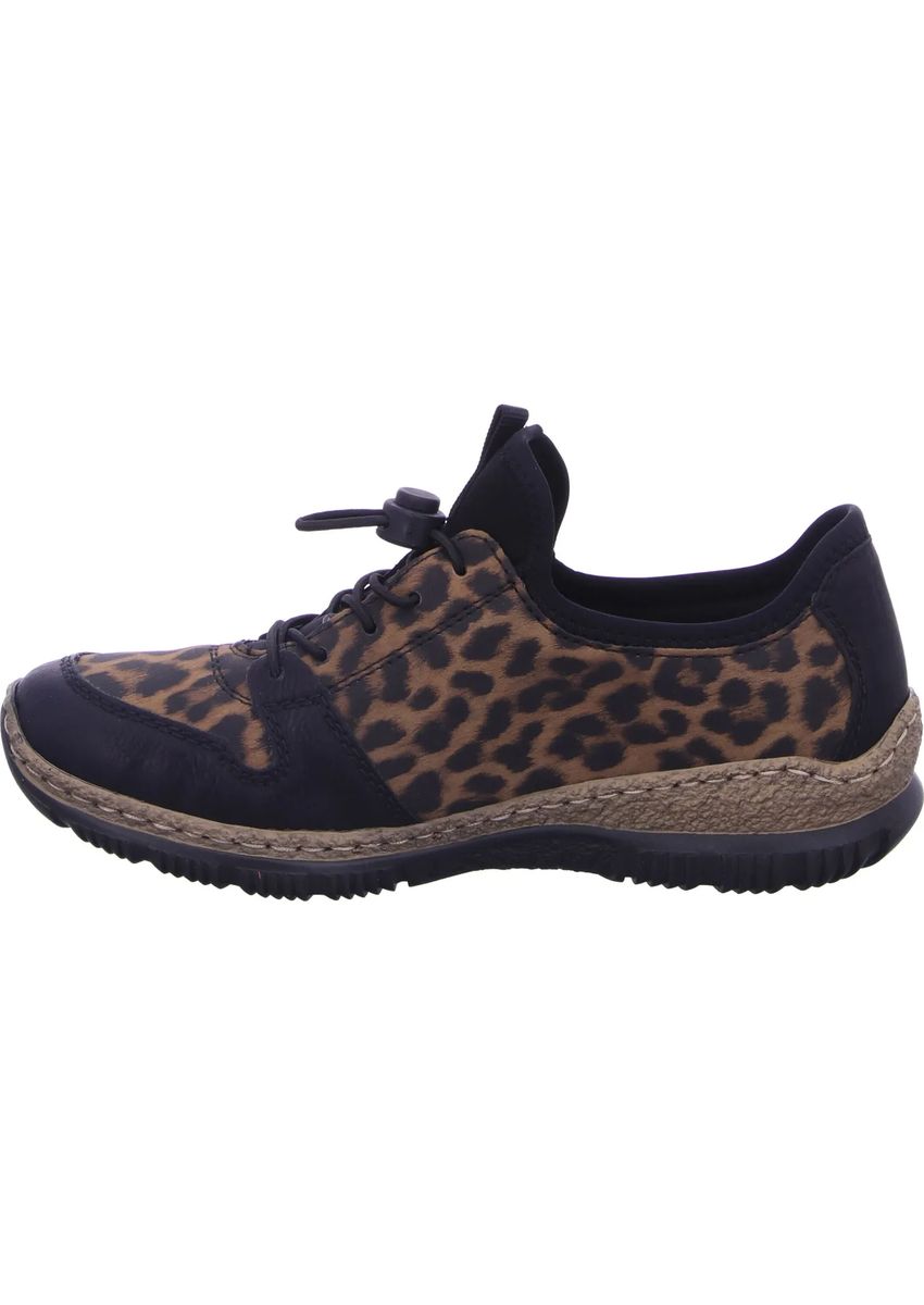 Zip-Up-Sneaker mit Leopardenmuster