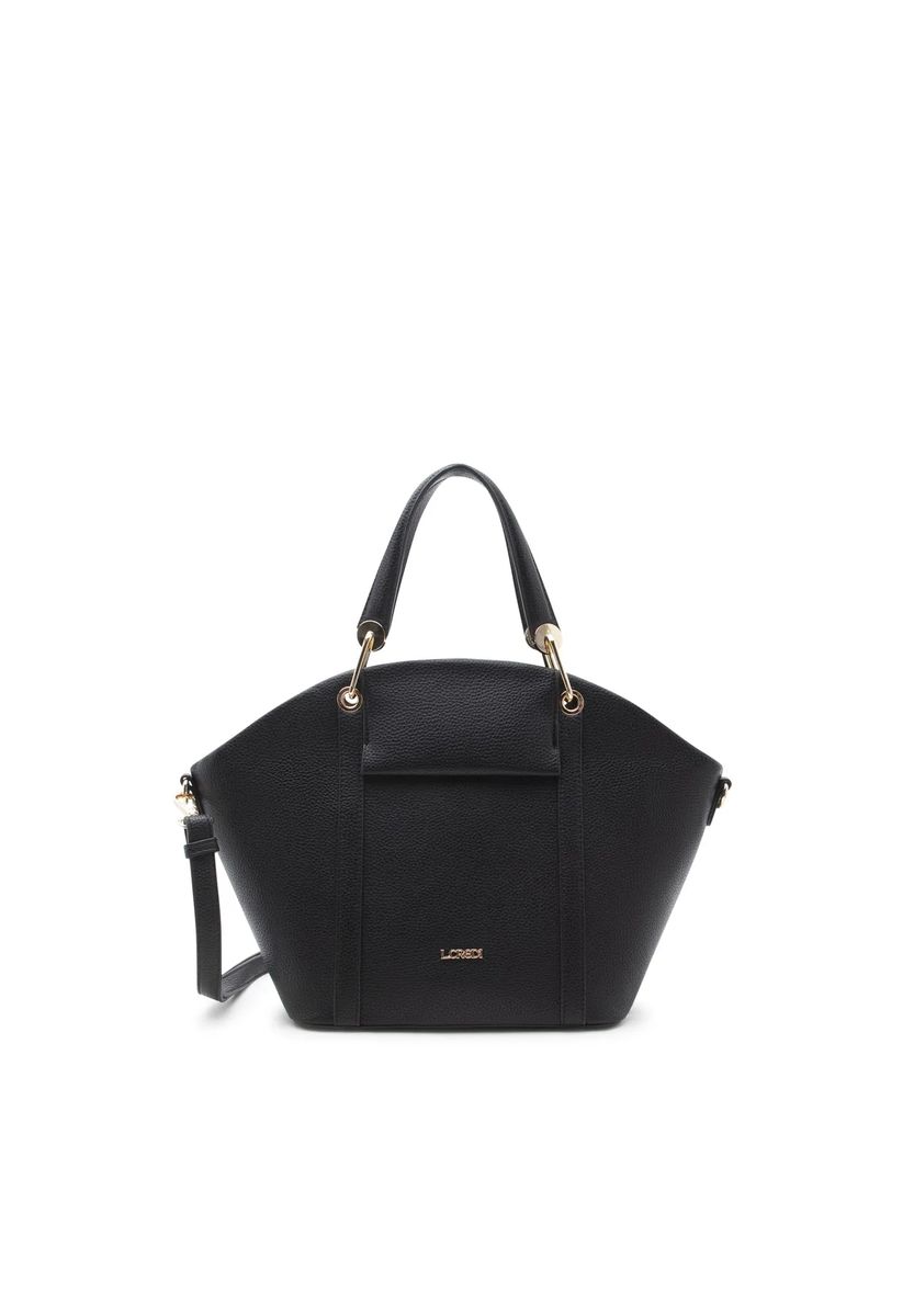 Elegante Trapez-Handtasche aus Kunstleder