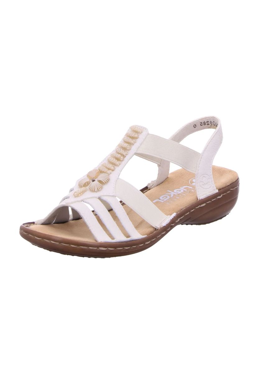 Komfortable Riemchensandalen mit Keilabsatz