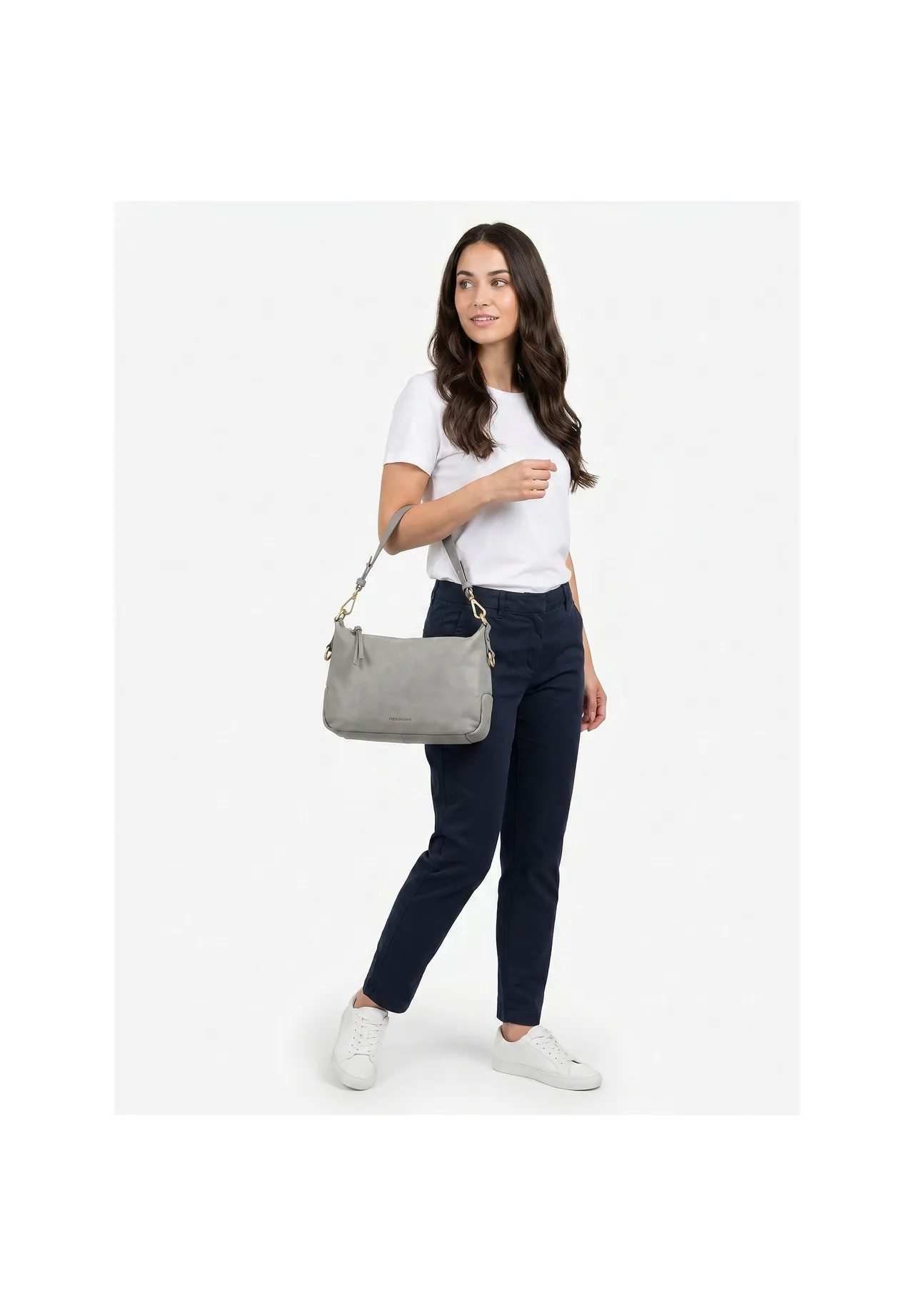 Vielseitige weiche Leder-Schultertasche