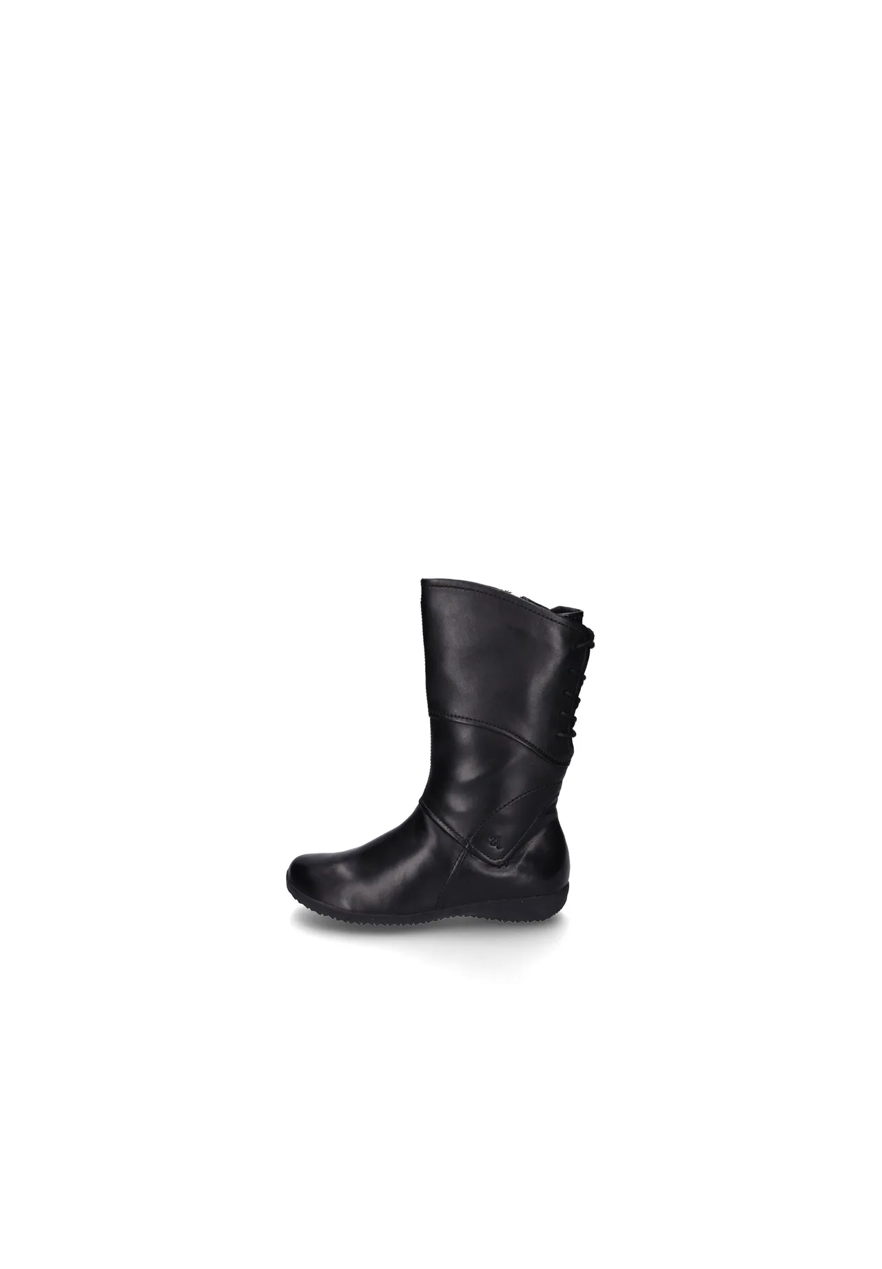 Klassische geschnürte Leder-Halbstiefel