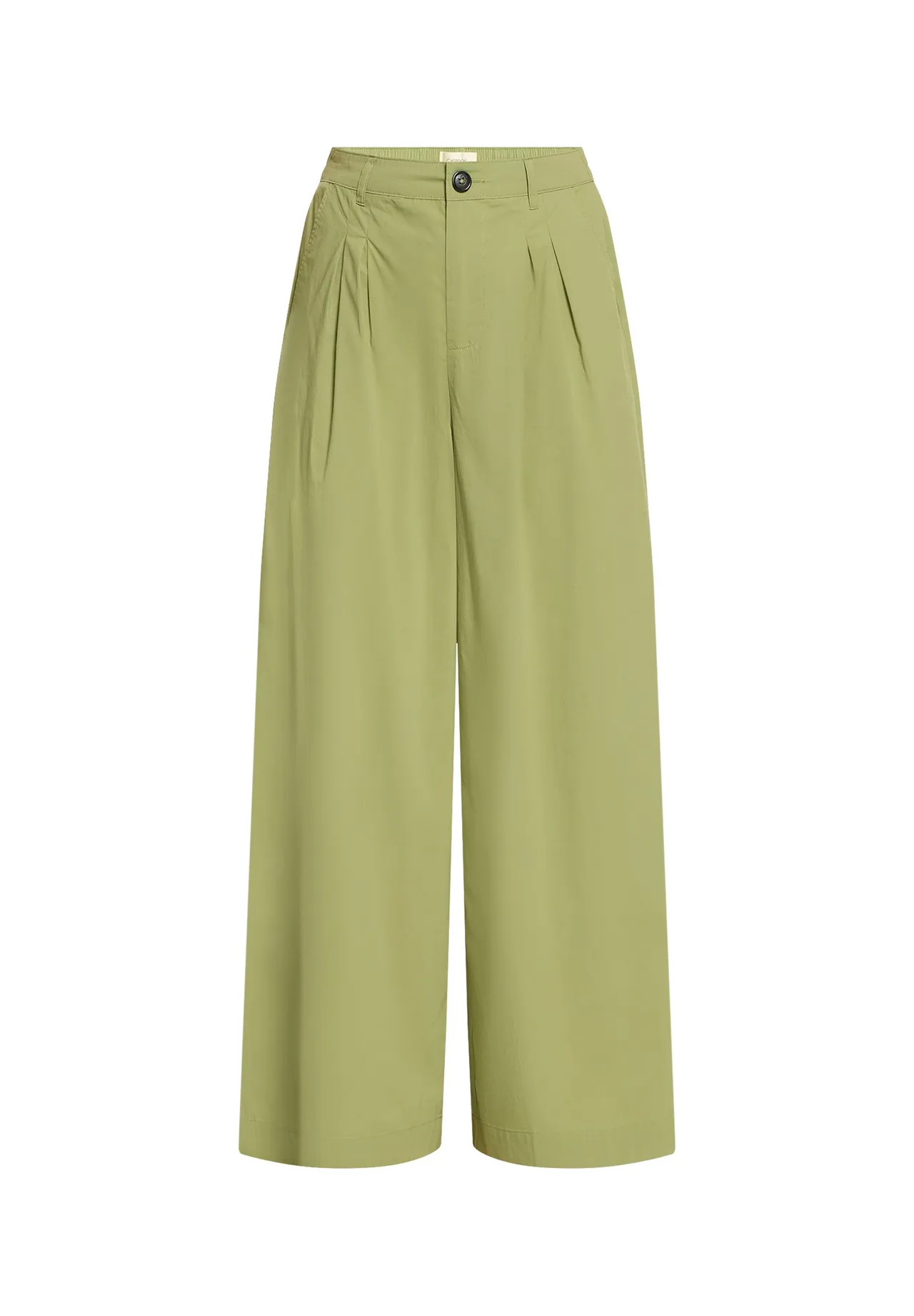 Weite Stoffhose mit Bundfalten