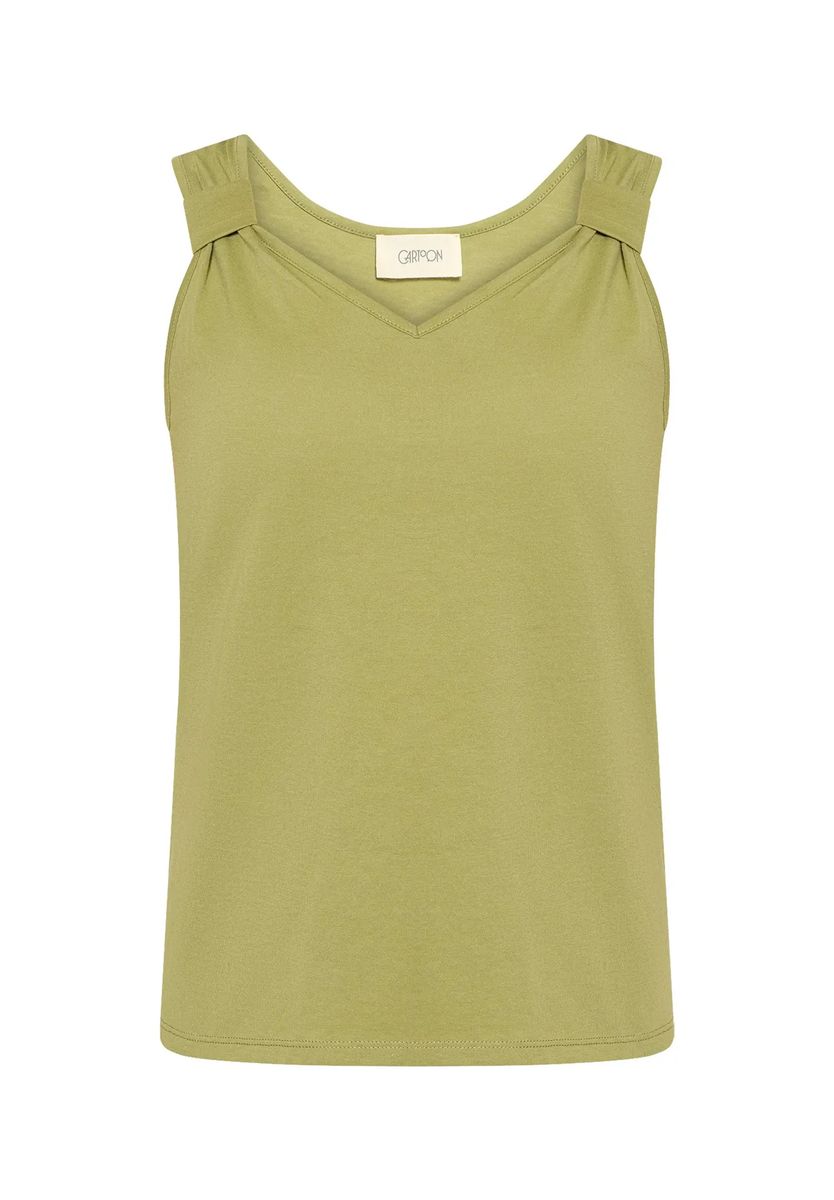 Lockeres Tanktop mit V-Ausschnitt