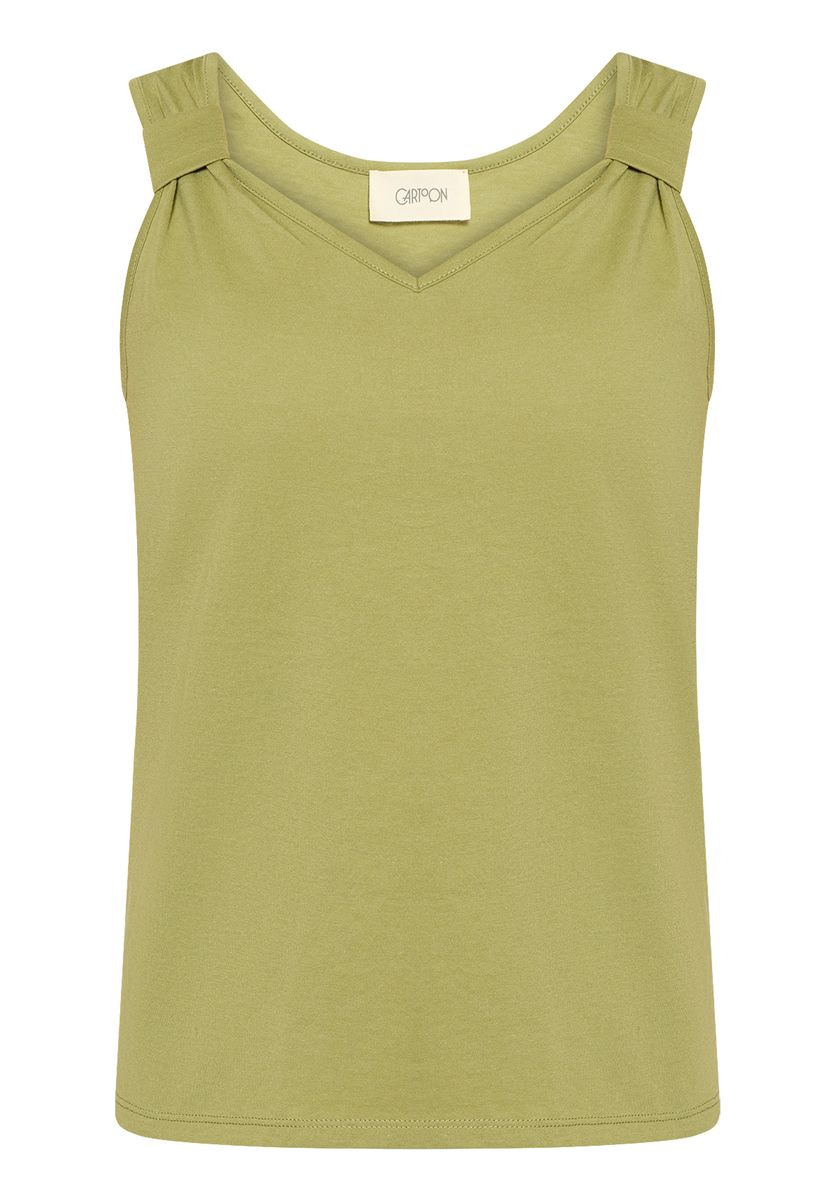 Lockeres Tanktop mit V-Ausschnitt