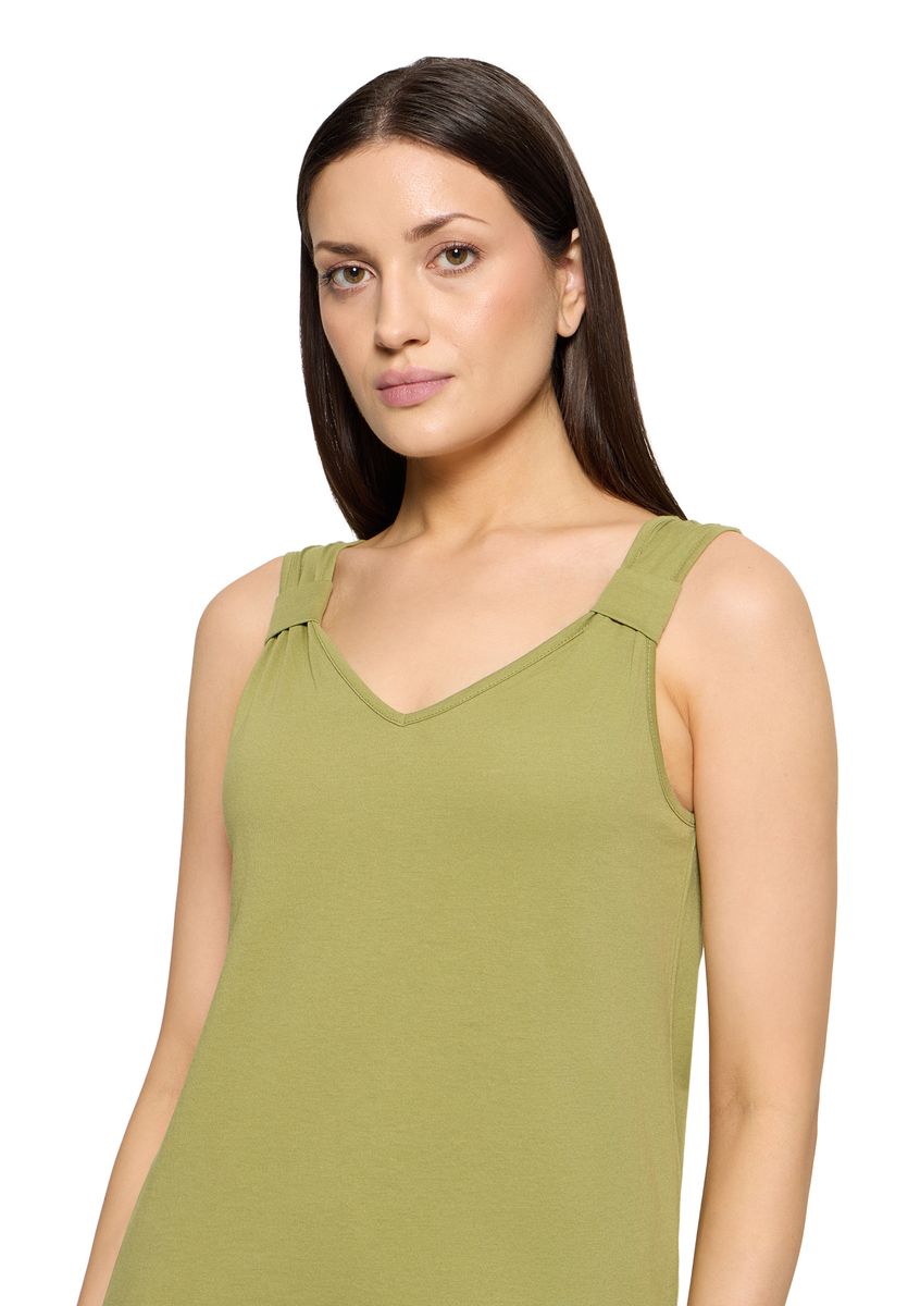 Lockeres Tanktop mit V-Ausschnitt