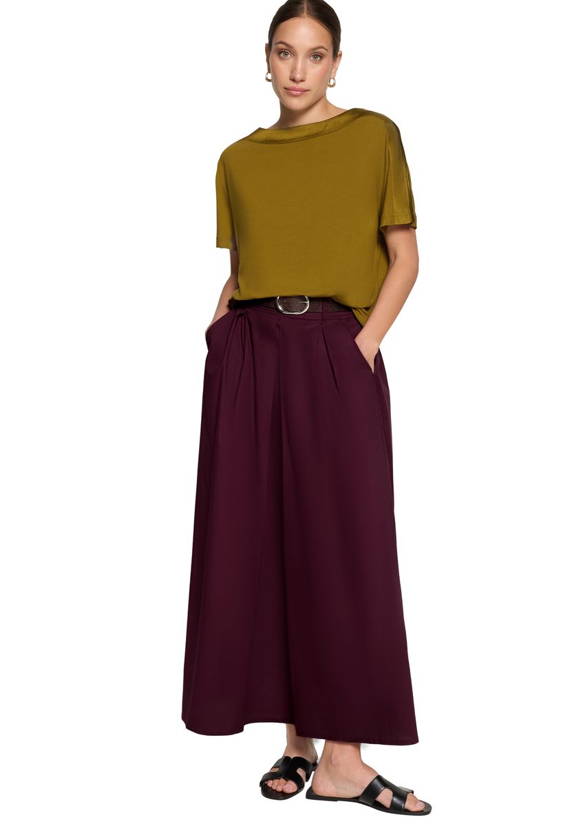 Eleganter Plisseerock mit Gürtel