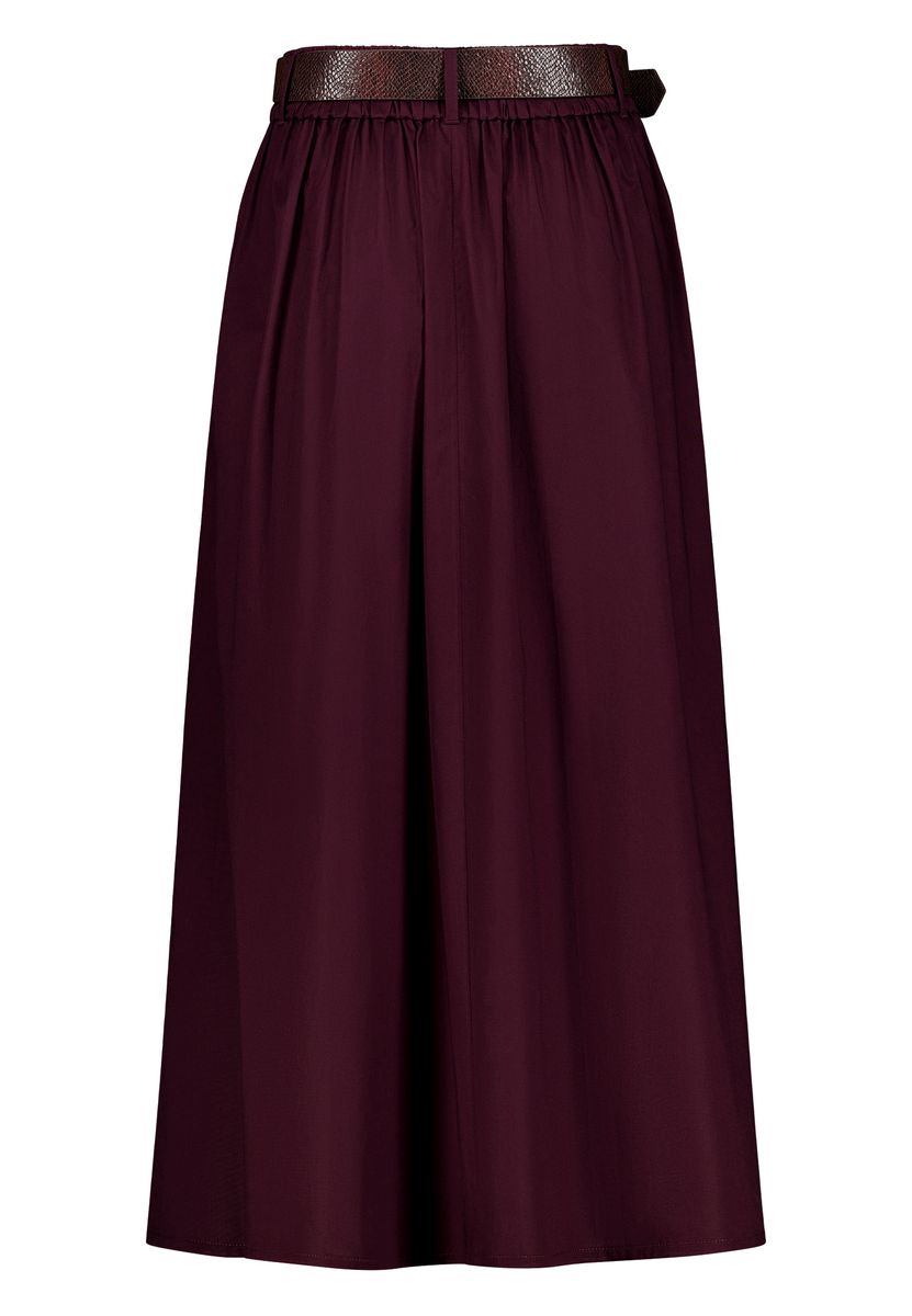 Eleganter Plisseerock mit Gürtel