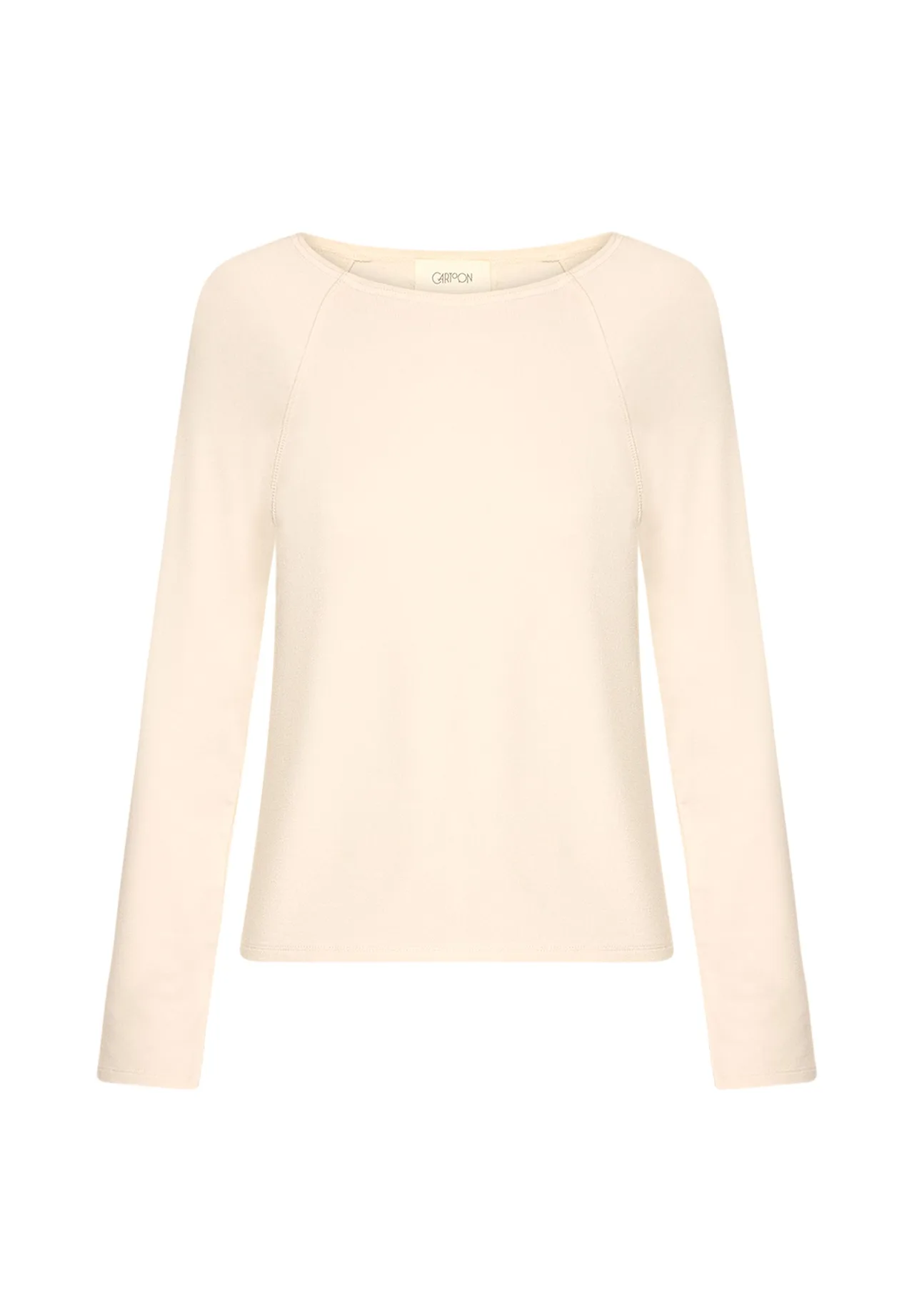 Minimalistisches Langarmshirt mit Raglan-Ärmeln