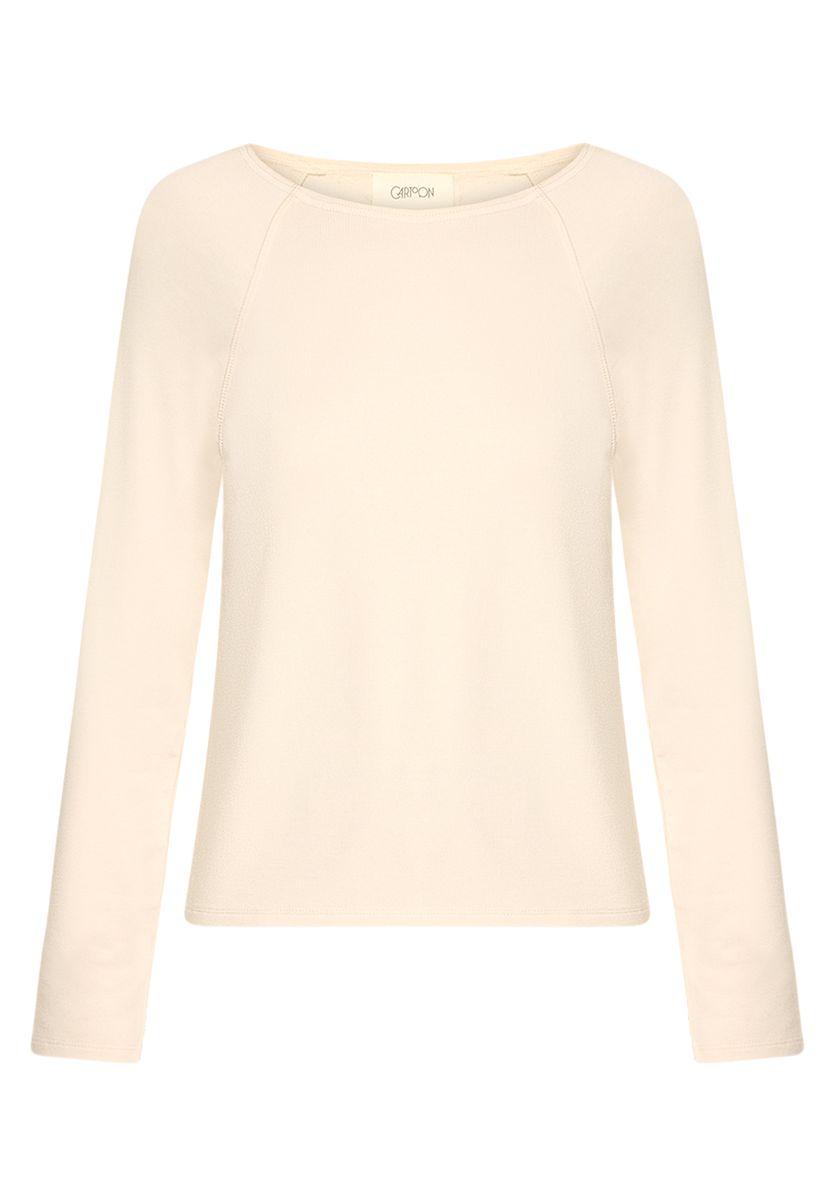 Minimalistisches Langarmshirt mit Raglan-Ärmeln