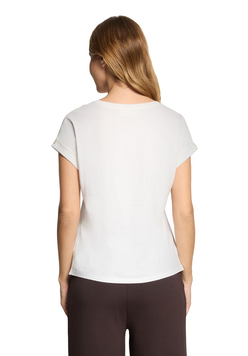 Grafik-T-Shirt mit Glitzer-Details