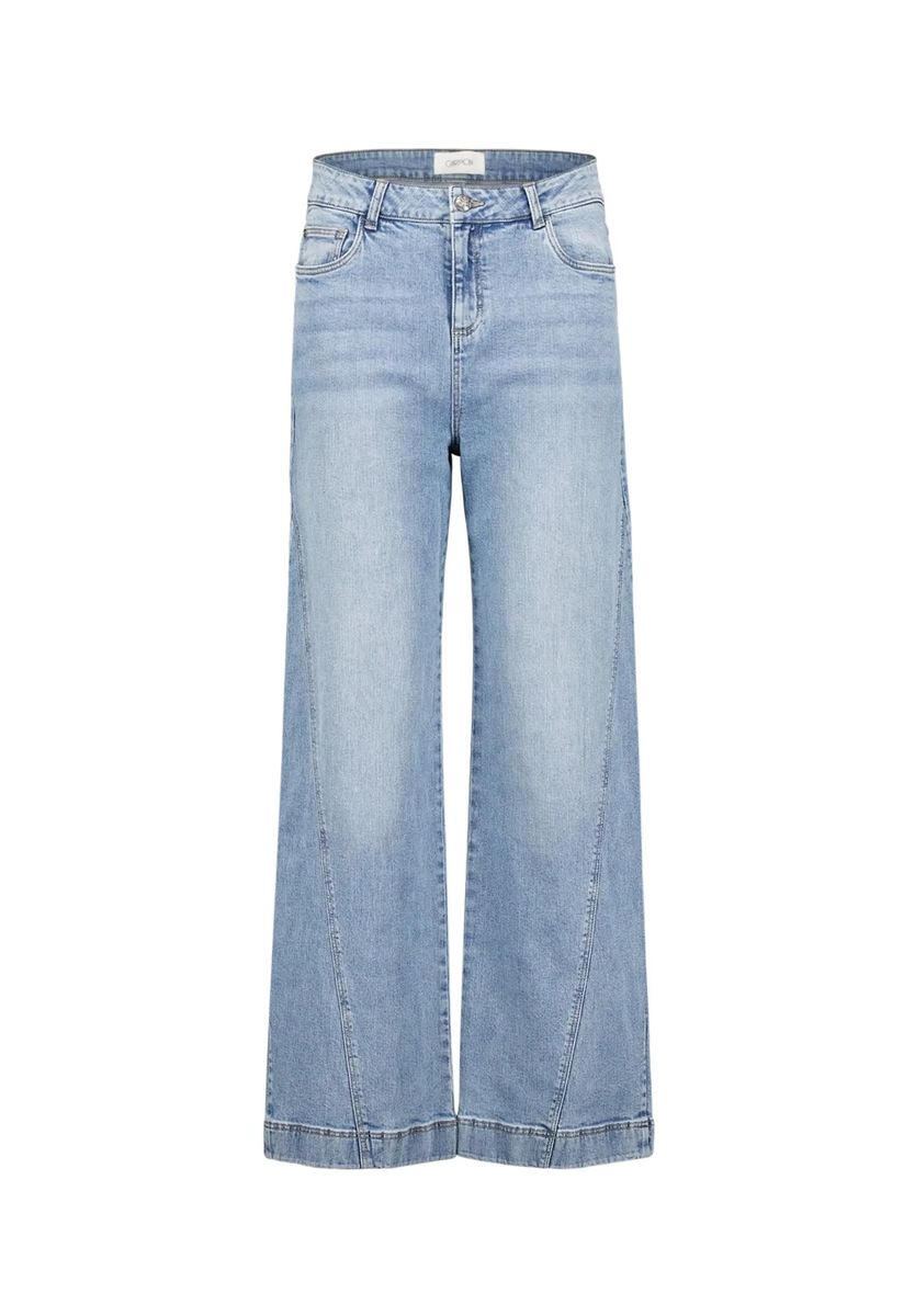 High-Waist Jeans mit weitem Bein
