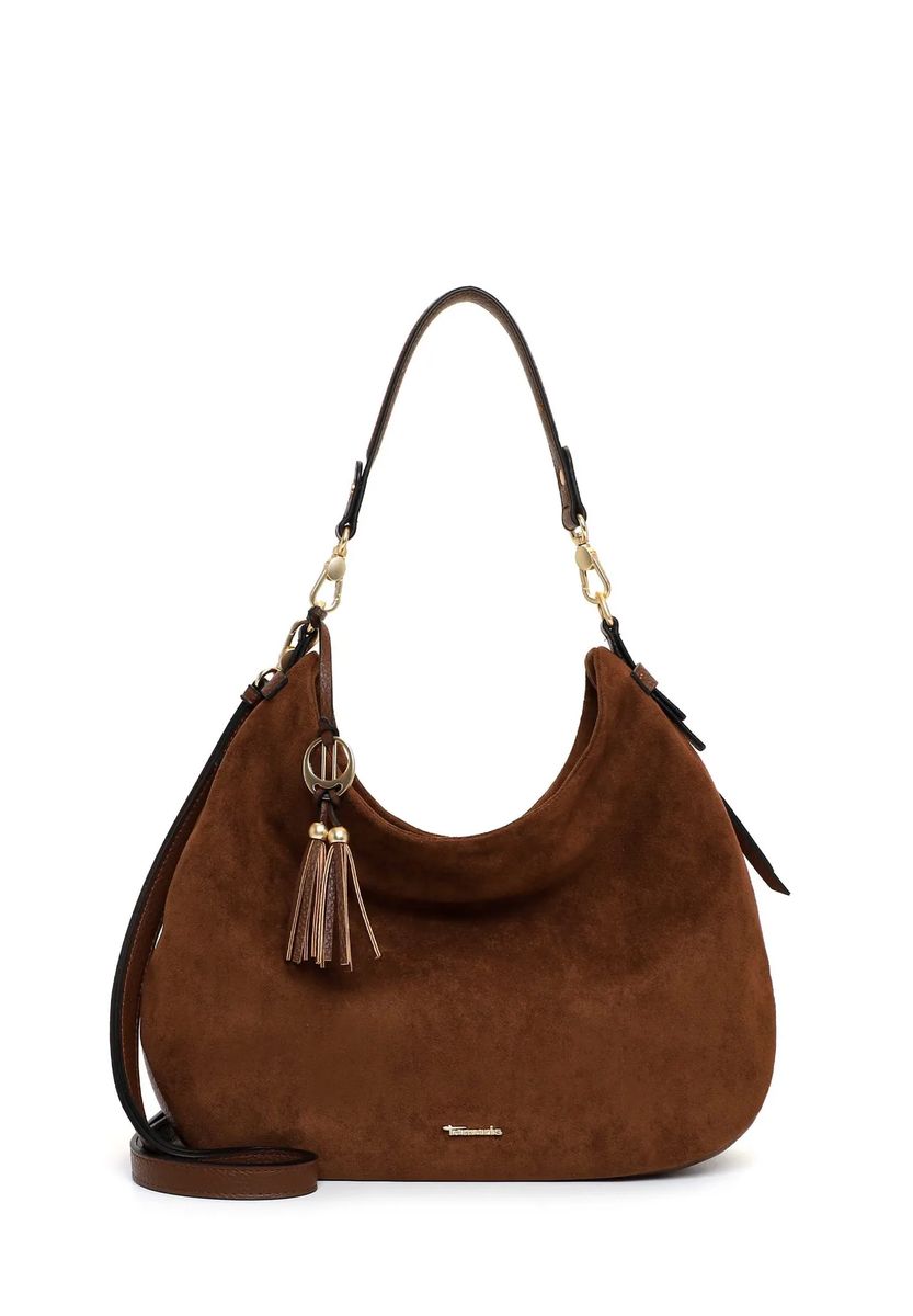Weiche Hobo-Handtasche in Wildlederoptik