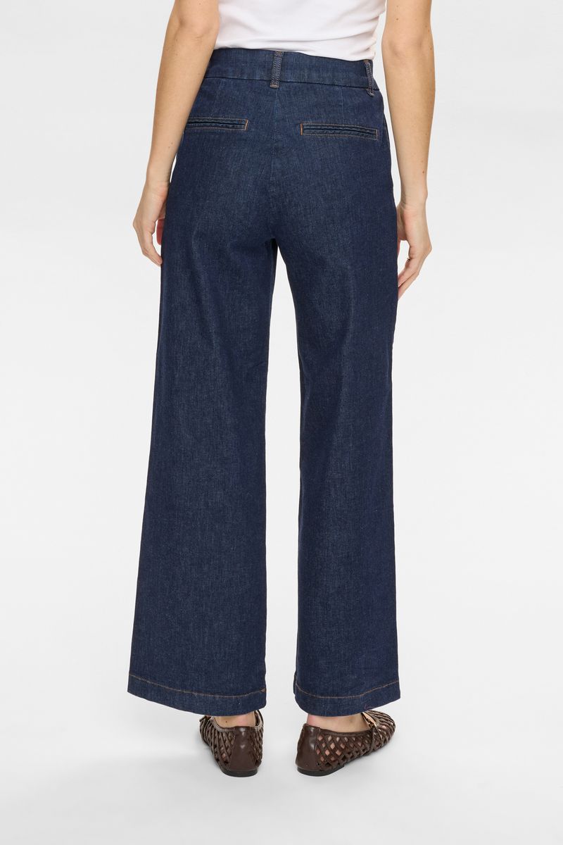 Weit geschnittene High-Waist Jeans