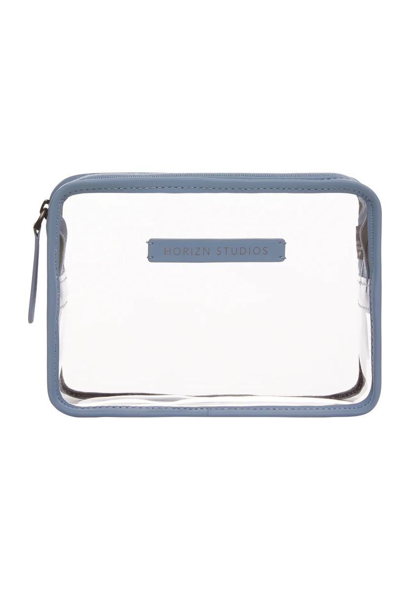 Minimalistische transparente Reise-Kulturtasche