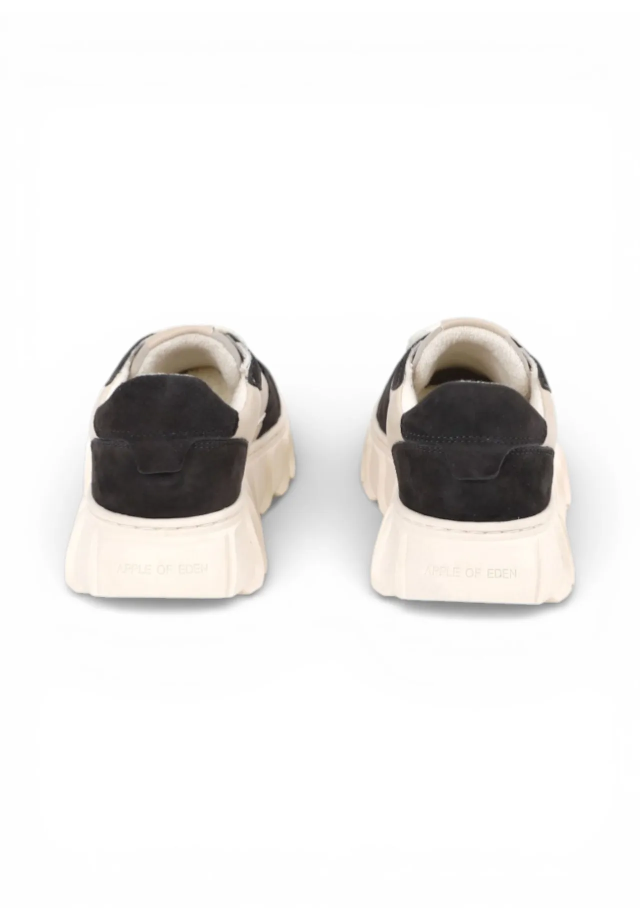 Chunky Plateau-Sneaker aus Materialmix