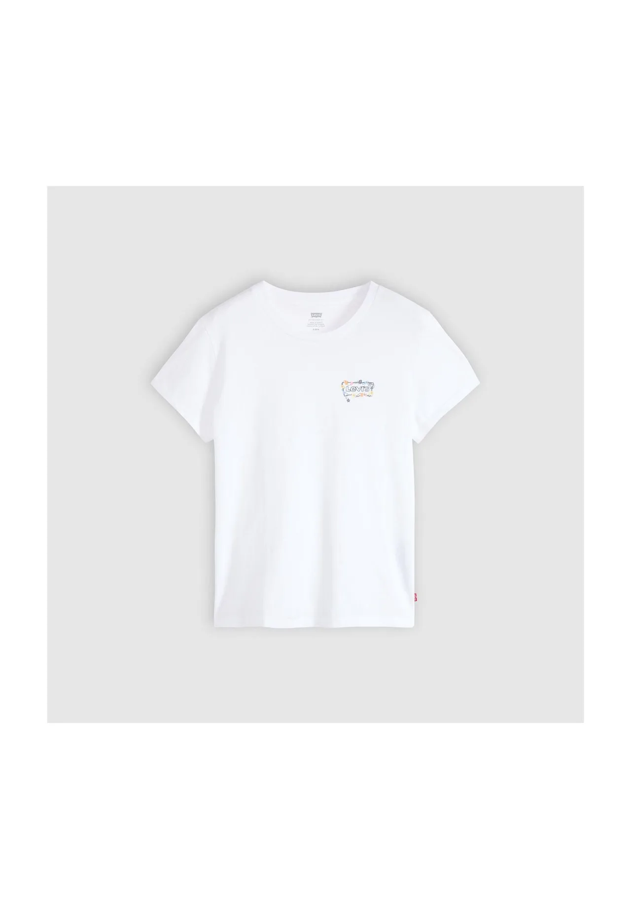 Klassisches Baumwoll-T-Shirt mit Rundhals