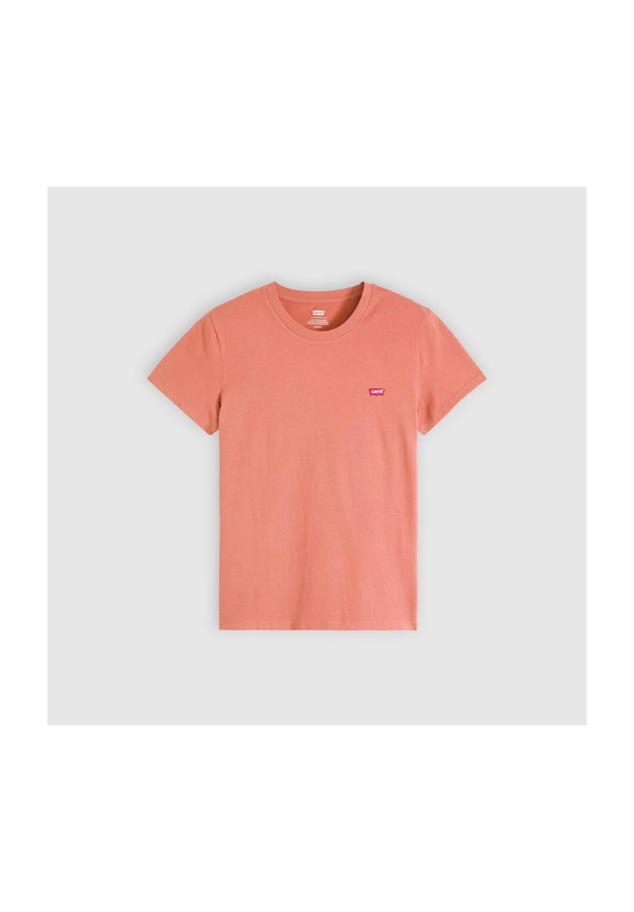 Essentielles Baumwoll-T-Shirt mit Rundhalsausschnitt
