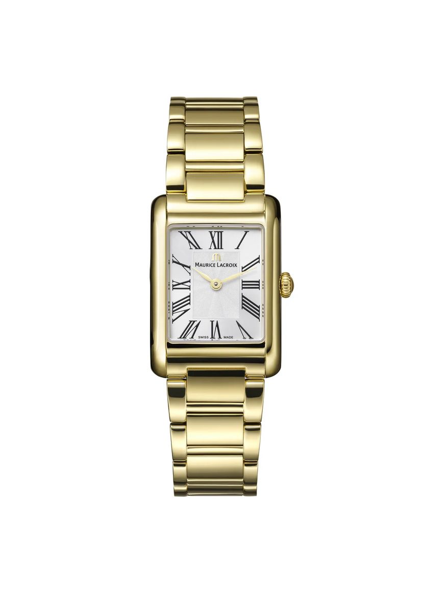 Elegante rechteckige Armbanduhr