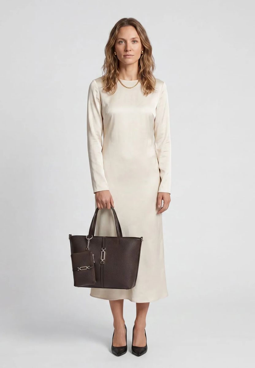 Elegante Shopper-Tasche aus Kunstleder