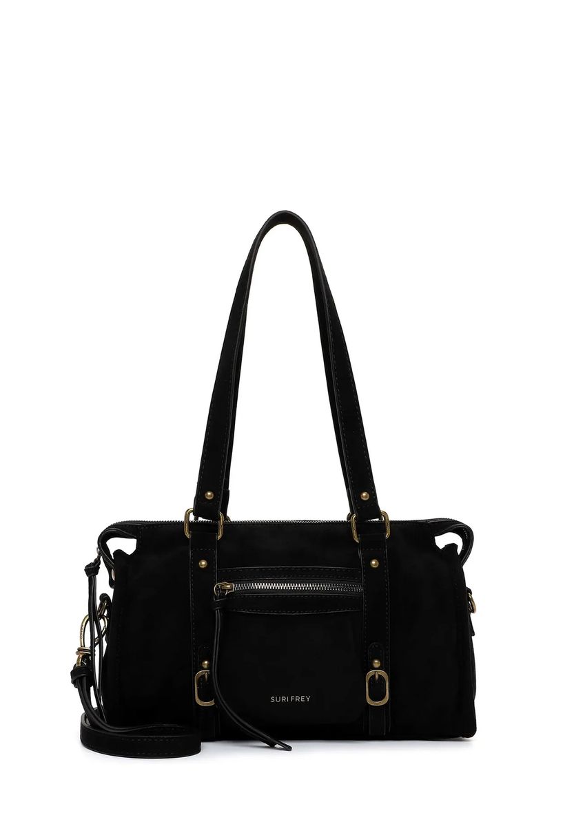 Handtasche in weicher Wildleder-Optik
