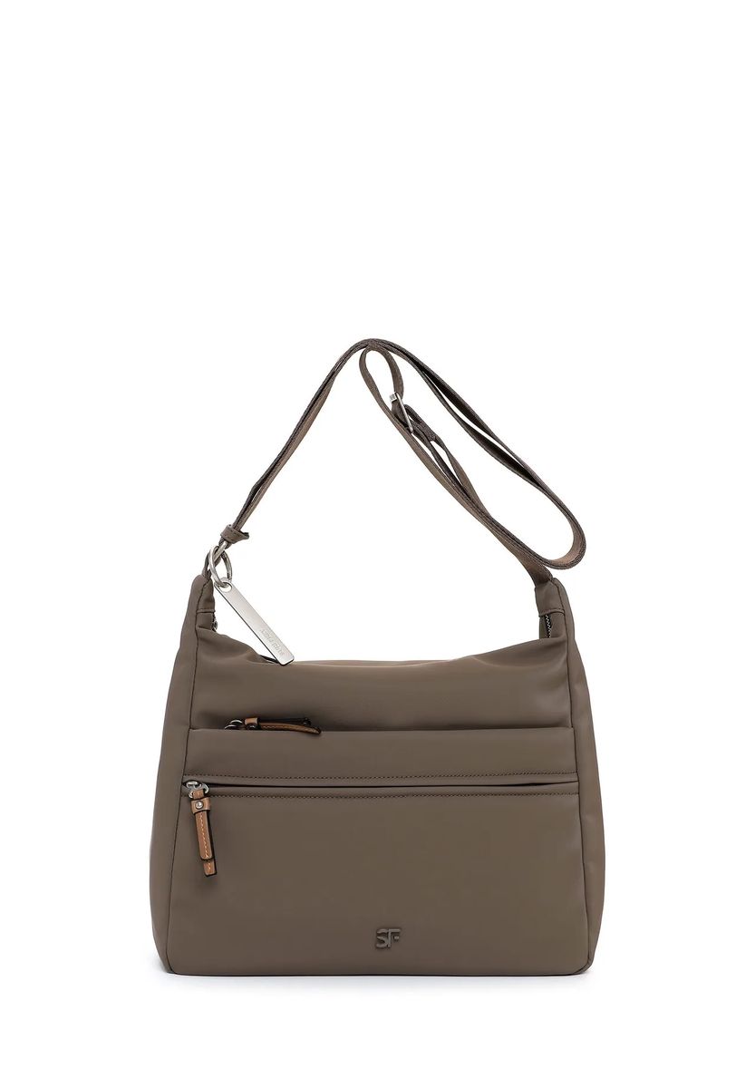 Funktionale Hobo-Tasche mit Mehrfachfächern