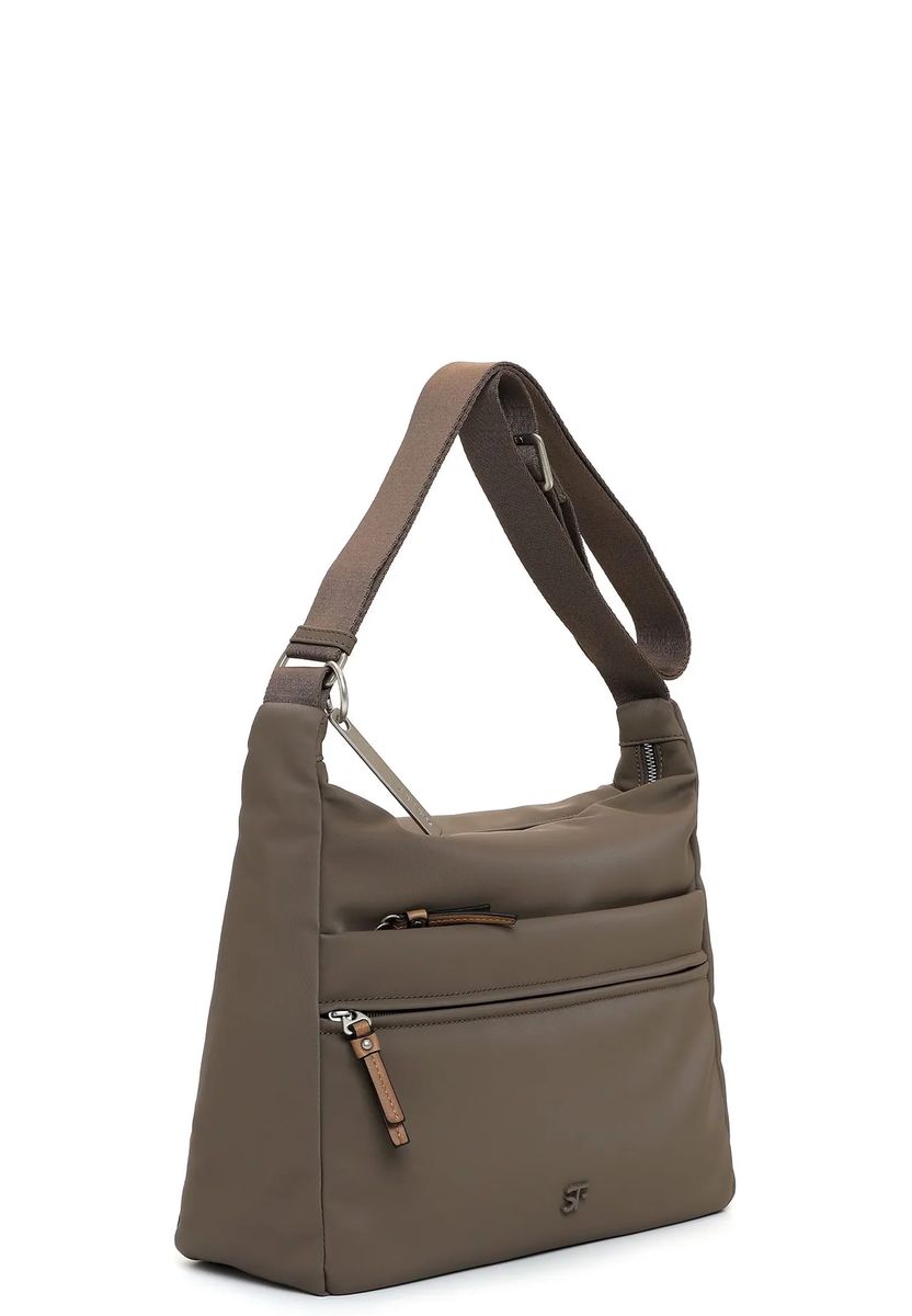 Funktionale Hobo-Tasche mit Mehrfachfächern