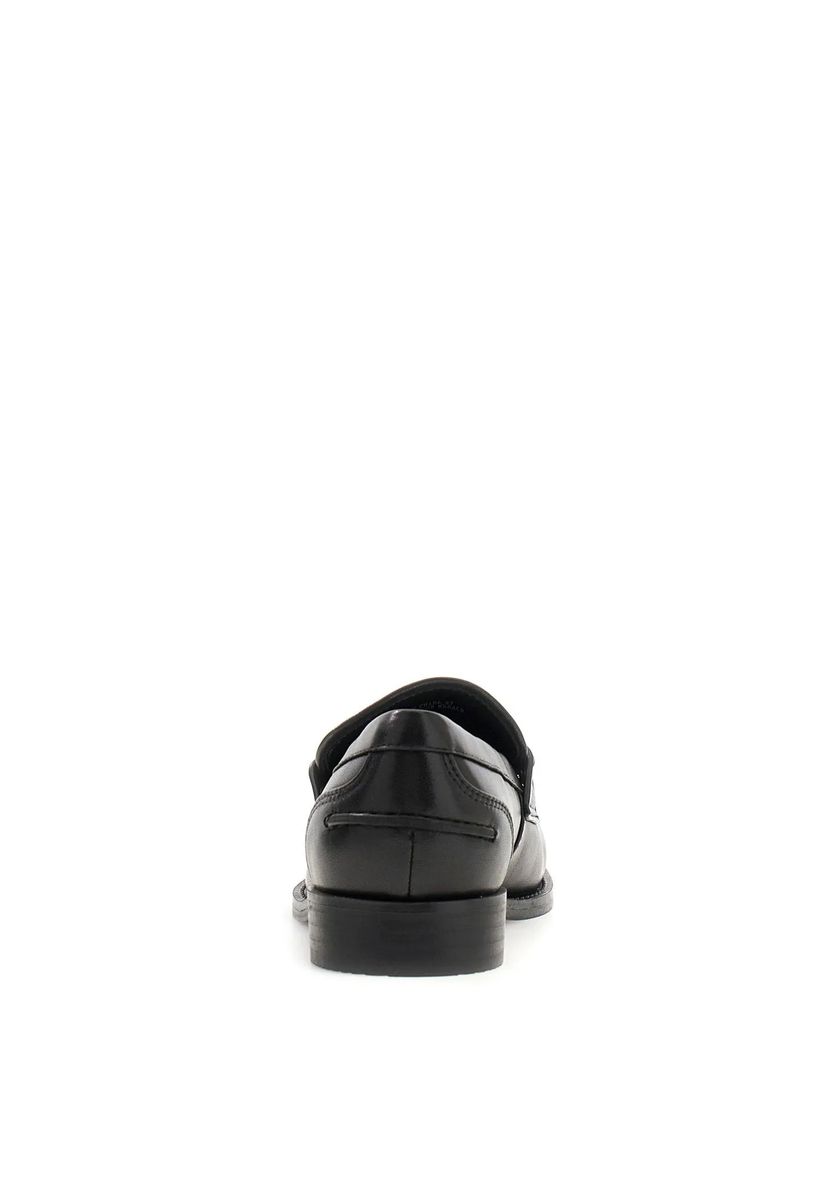 Klassische Leder-Loafer mit Logo