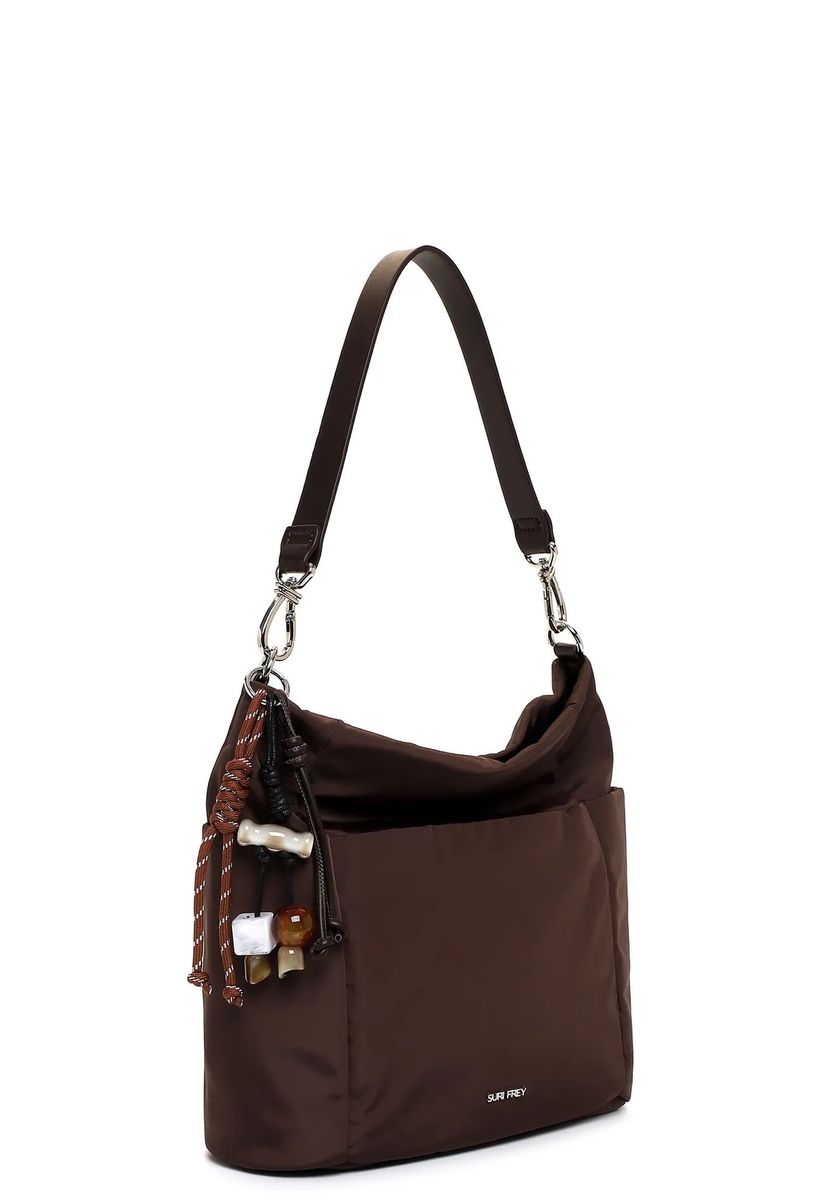 Lässige Beuteltasche mit Anhängern