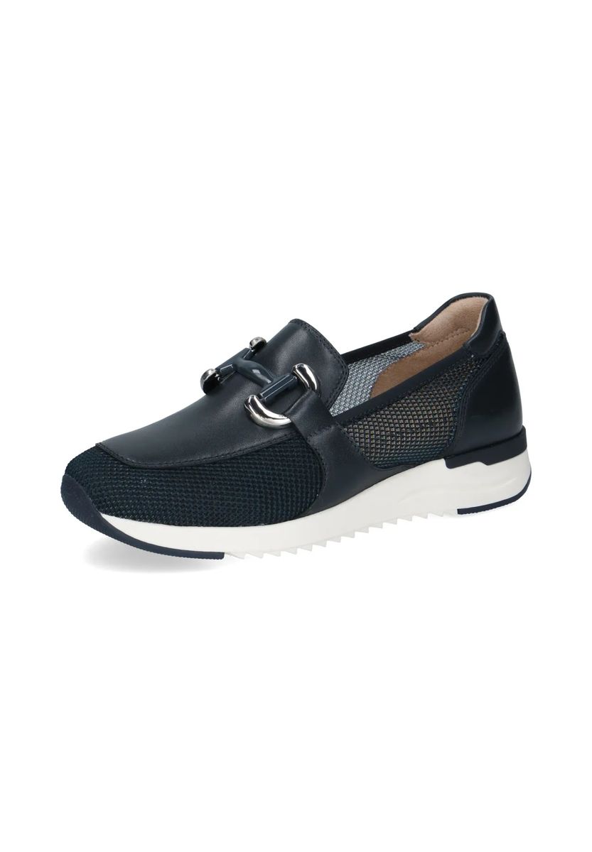 Hybride Loafer-Sneaker mit Mesheinsätzen