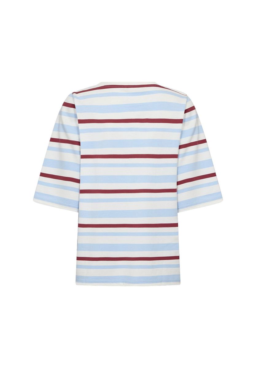 Gestreiftes T-Shirt aus Bio-Baumwolle