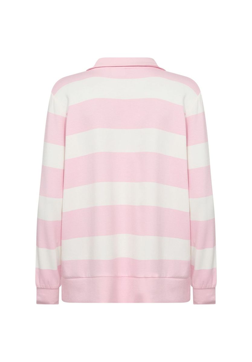 Gestreiftes Polo-Sweatshirt im Rugby-Stil