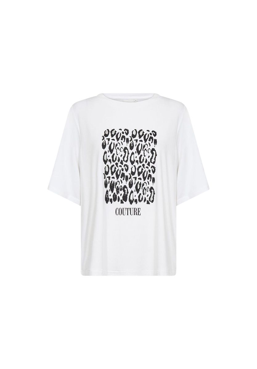 Oversized-T-Shirt mit Leoparden-Print