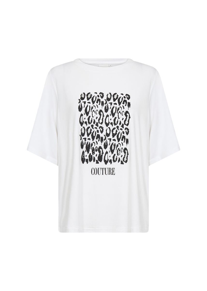 Oversized-T-Shirt mit Leoparden-Print