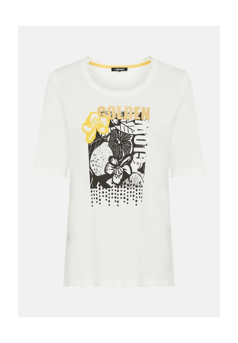 T-Shirt mit floralem Grafikprint