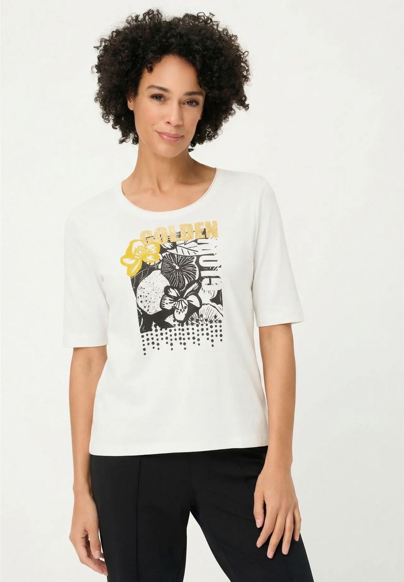 T-Shirt mit floralem Grafikprint