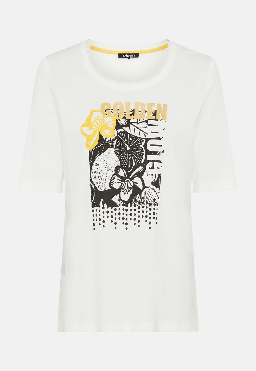 T-Shirt mit floralem Grafikprint