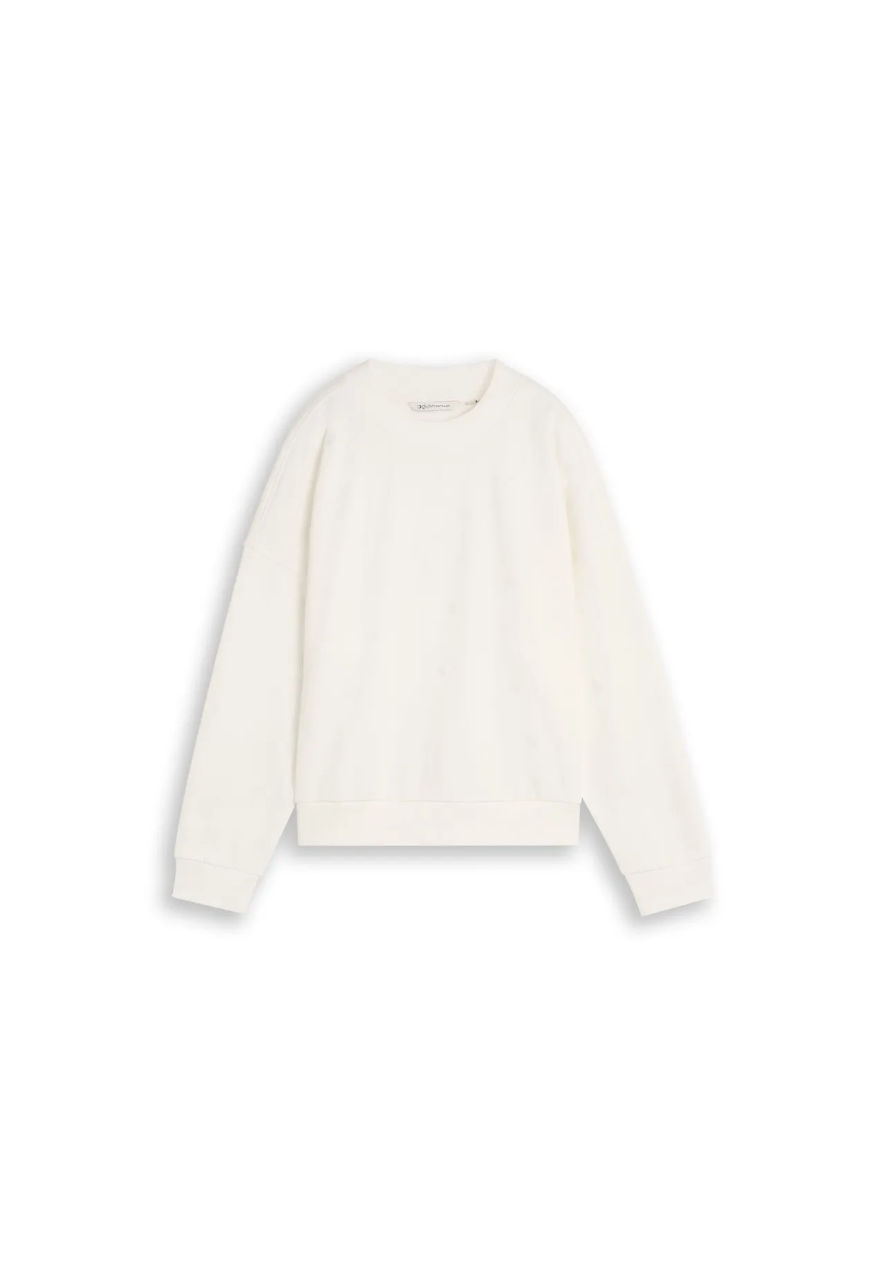 Locker geschnittenes Sweatshirt mit Stickerei