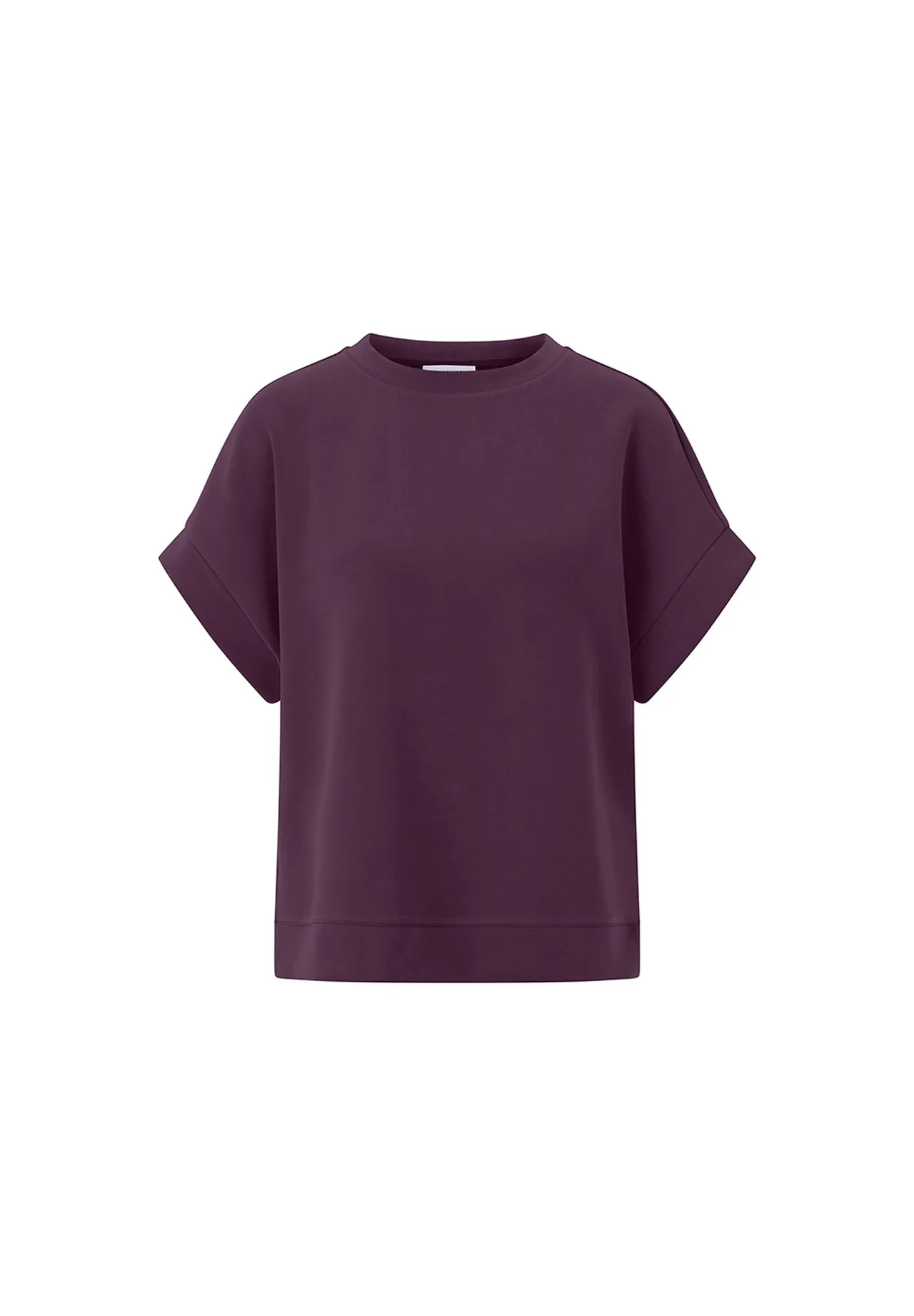 Kurzärmliges Boxy-Sweatshirt-Oberteil