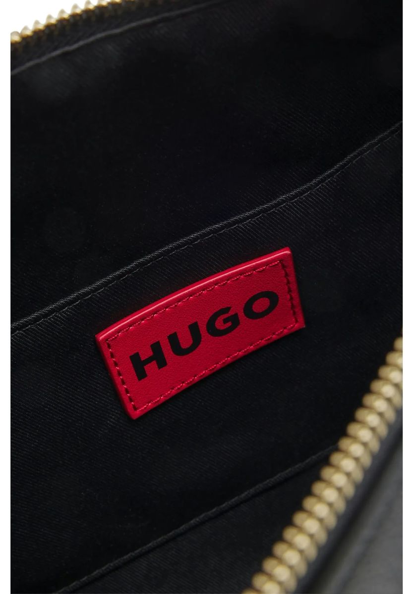 Genarbte Hobo-Tasche aus Kunstleder