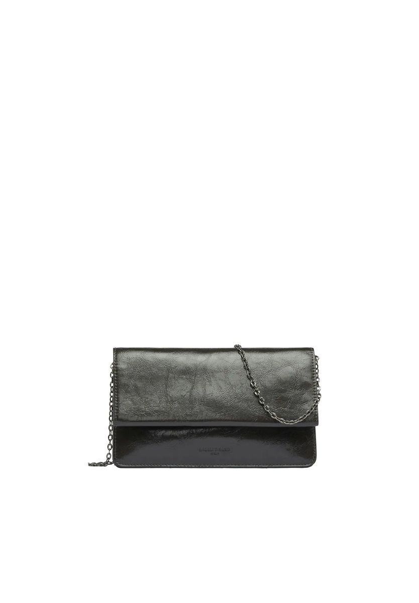 Audrey Strukturierte Leder-Clutch