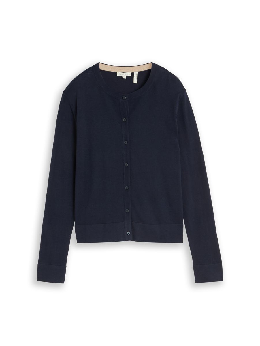 Klassischer Cardigan mit Knopfleiste