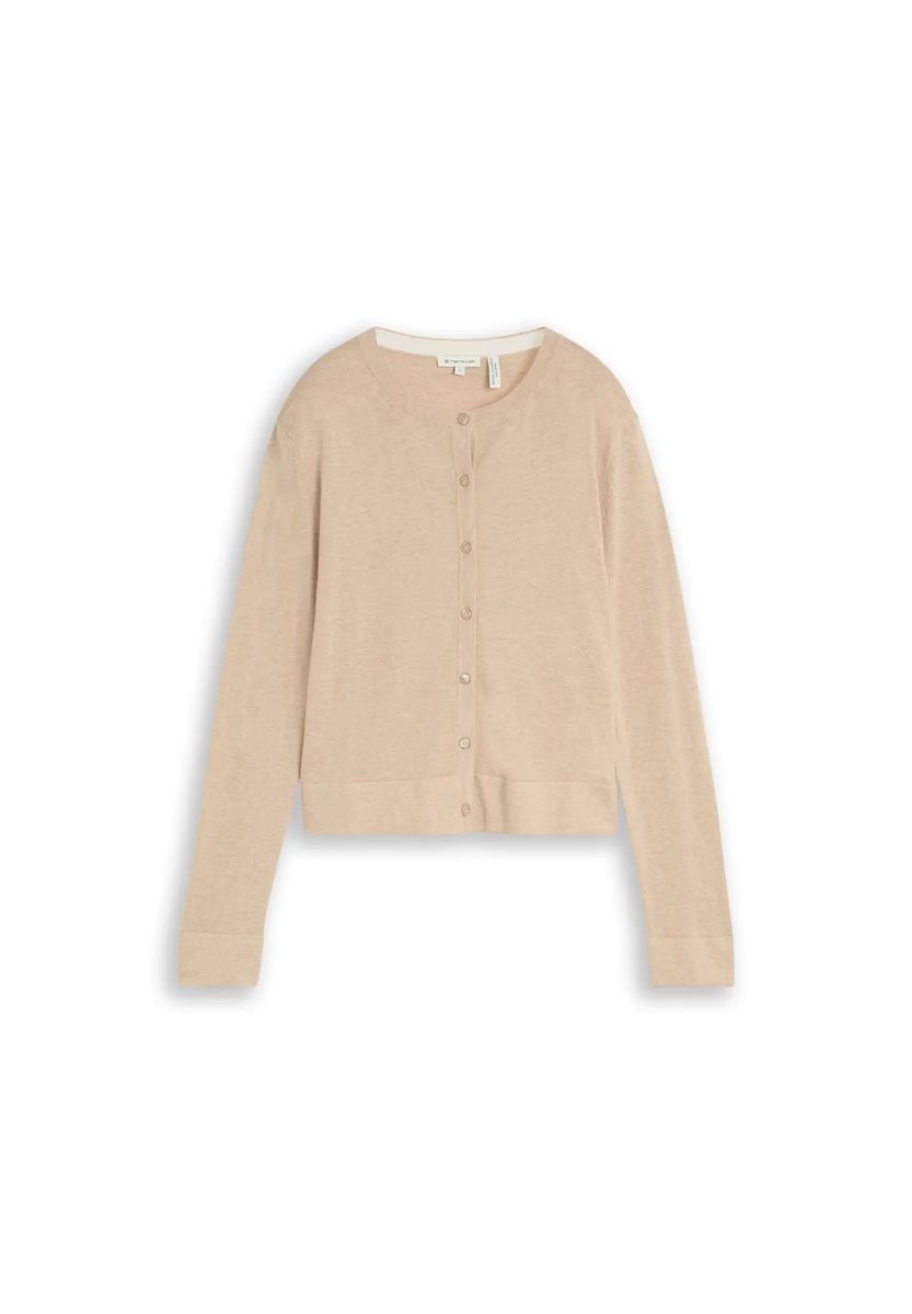 Klassischer Cardigan mit Rundhalsausschnitt