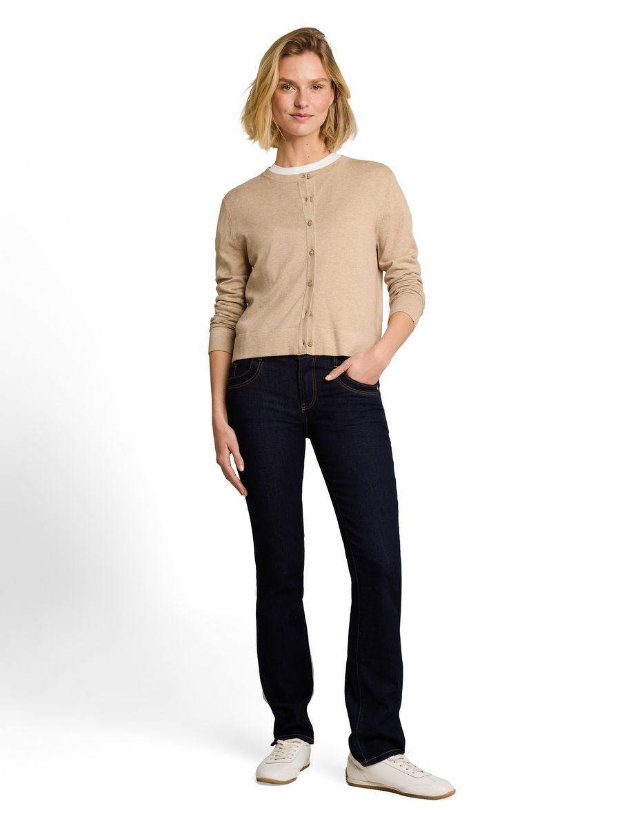 Klassischer Cardigan mit Rundhalsausschnitt