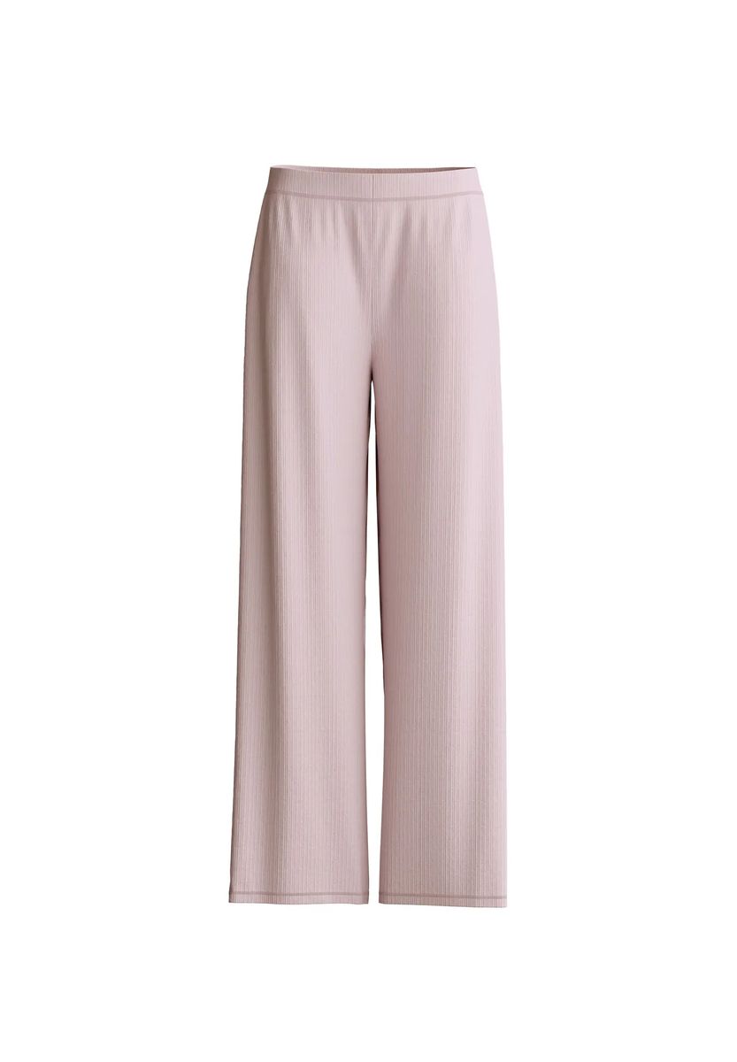 Weite Loungehose mit Rippstruktur