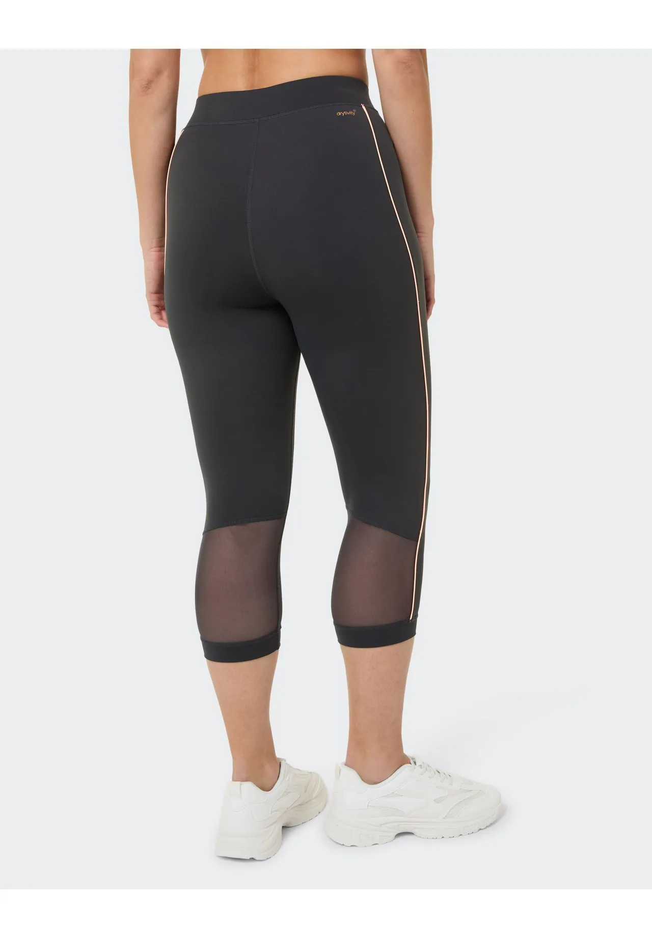 Hochtaillierte Performance-Leggings mit Mesh