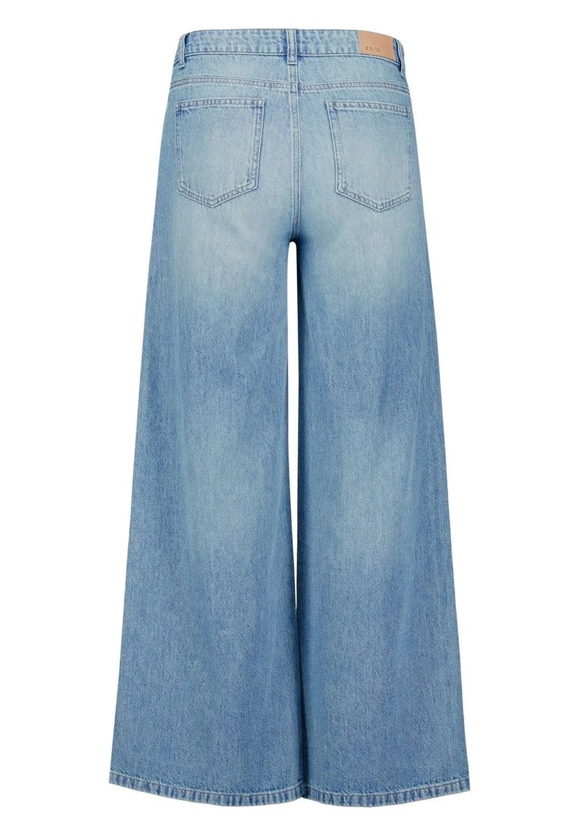 Moderne High-Waist Weitbein-Jeans